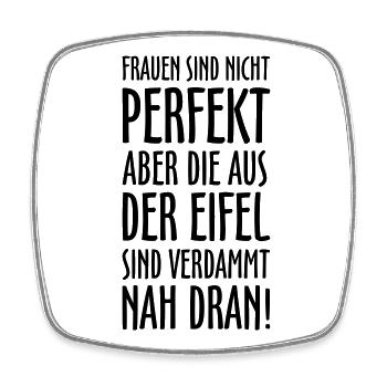 Die Frauen aus der Eifel - Viereckiger Kühlschrankmagnet - Weiß - Vorne