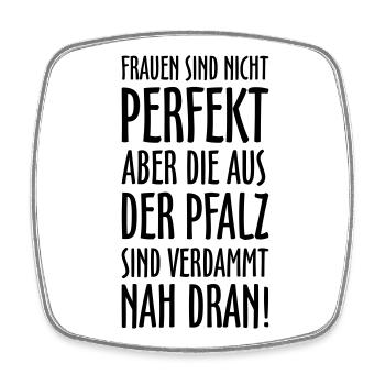 Pfälzer Frauen aus der Pfalz - Viereckiger Kühlschrankmagnet - Weiß - Vorne