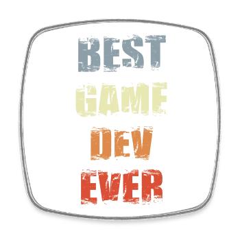 Développement de jeux de motivation - Magnet carré - blanc - Devant