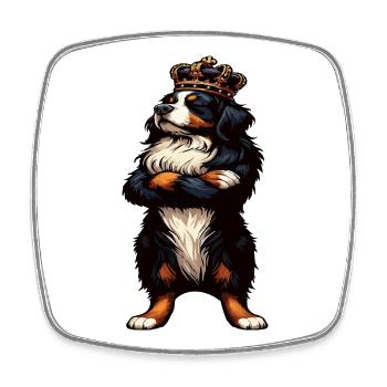 Berner Sennenhund Sennenhunde Sennen Besitzer - Viereckiger Kühlschrankmagnet - Weiß - Vorne