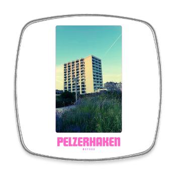 PELZERHAKEN _ OSTSEE _ NEUSTADT IN HOLSTEIN  - Viereckiger Kühlschrankmagnet - Weiß - Vorne