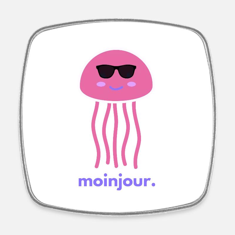 moinjour.zwei - MoinJour 2 - Magnet carré - blanc