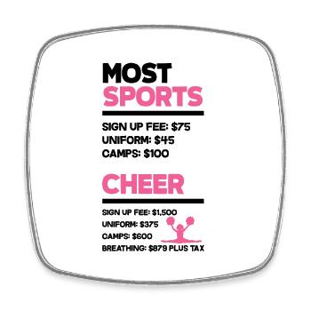 Most Sports Cheer Cheerleading Cheerdance Cheerlea - Viereckiger Kühlschrankmagnet - Weiß - Vorne