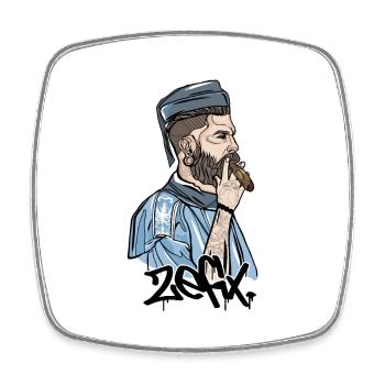 Rieser Grantler // Illustration - Magnet carré - blanc - Devant