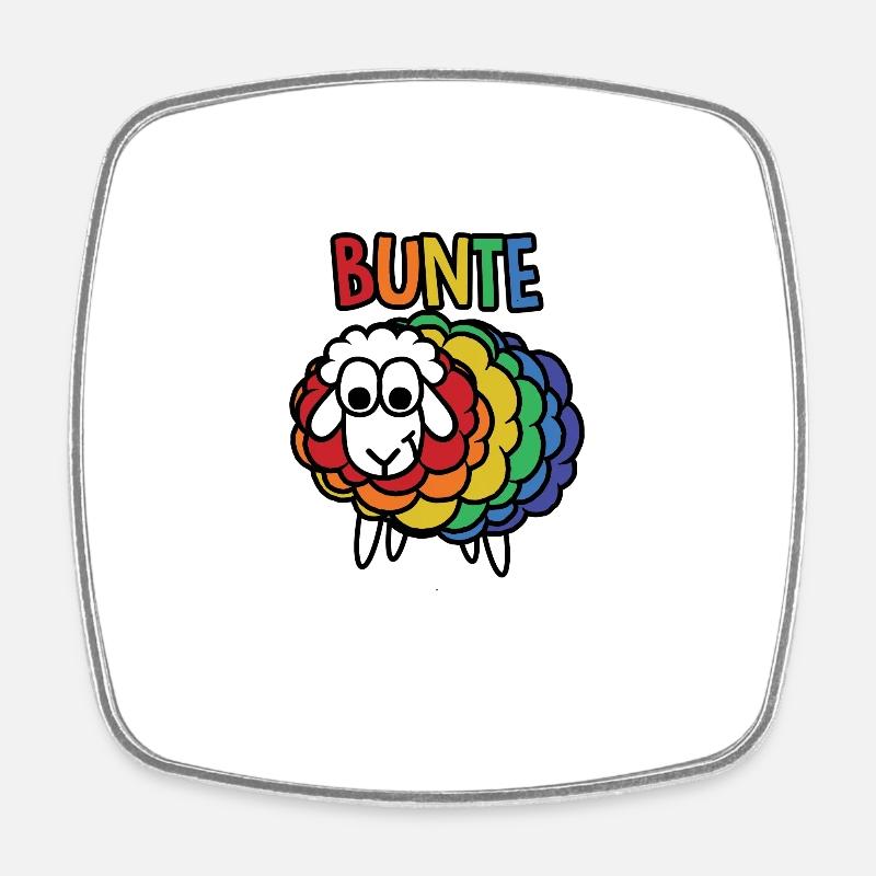 Lustiger Spruch Witzig Humor Geschenkidee - Viereckiger Kühlschrankmagnet - Weiß