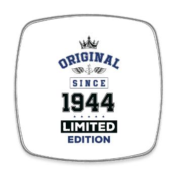 1944 limited edition birthday - Square fridge magnet - white - Front