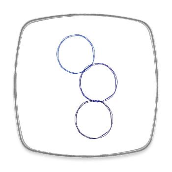 gift idea humor present idea extreme sports gift - Square fridge magnet - white - Front