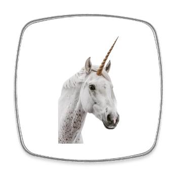 Einhorn - Viereckiger Kühlschrankmagnet - Weiß - Vorne