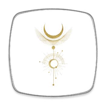 Spiritual art - Viereckiger Kühlschrankmagnet - Weiß - Vorne