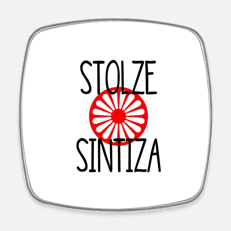 proud Sintiza - Square fridge magnet - white