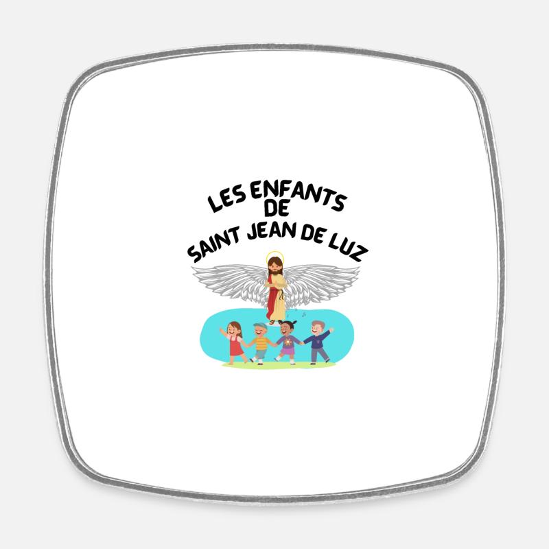 les enfants de saint jean de luz - Magnet carré - blanc
