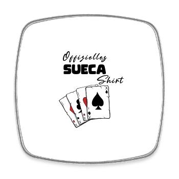 Chemise officielle Sueca - Magnet carré - blanc - Devant