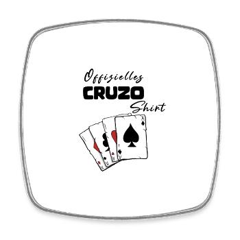 Chemise officielle Cruzo - Magnet carré - blanc - Devant