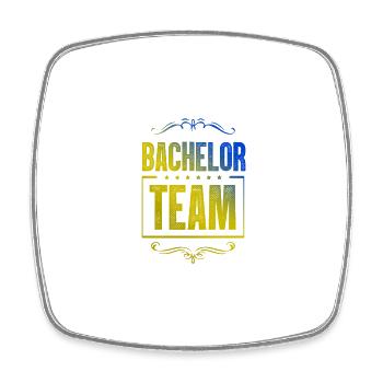 Équipage Bachelor - Magnet carré - blanc - Devant