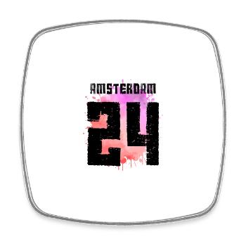 Amsterdam 24 Jersey 2024 Multicoloured - Square fridge magnet - white - Front