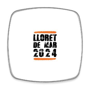 Lloret De Mar 2024 Équipe - Magnet carré - blanc - Devant