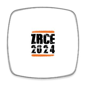 Zrce 2024 Team - Viereckiger Kühlschrankmagnet - Weiß - Vorne