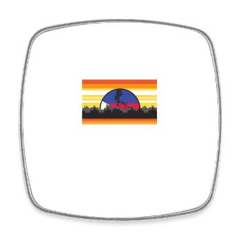 Im Tired of Waking Up and Not Being In - Square fridge magnet - white - Front