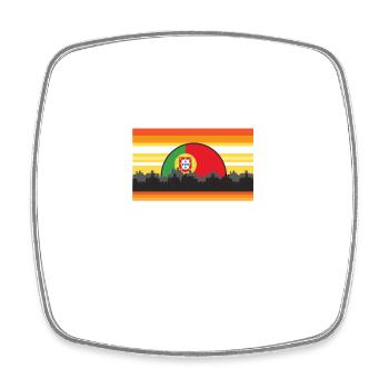 Im Tired of Waking Up and Not Being In Portugal - Square fridge magnet - white - Front