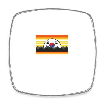 Im Tired of Waking Up and Not Being In South - Square fridge magnet - white - Front