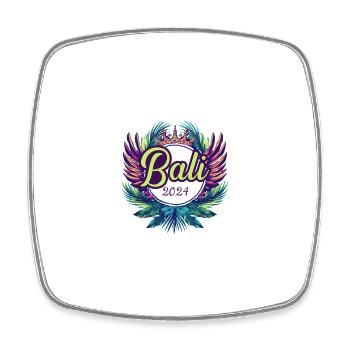 Bali 2024 Colorful - Square fridge magnet - white - Front