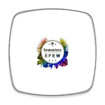 Formentera Crew Coloré - Magnet carré - blanc - Devant