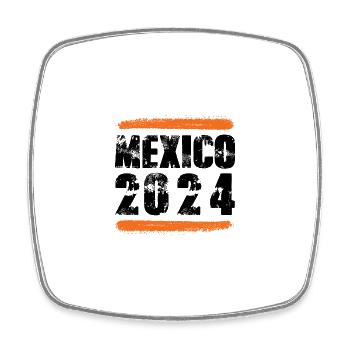 Mexico 2024 Team - Square fridge magnet - white - Front