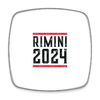 Rimini 2024 - Magnet carré - blanc - Devant