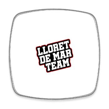 Lloret De Mar Team - Viereckiger Kühlschrankmagnet - Weiß - Vorne