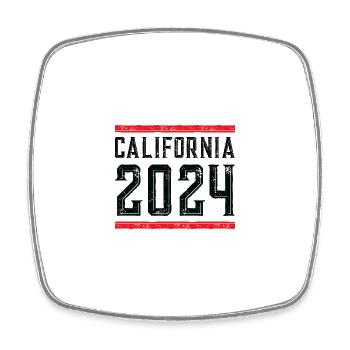 Californie 2024 - Magnet carré - blanc - Devant
