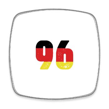 96 Numéro Jersey Allemagne - Magnet carré - blanc - Devant