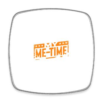 Sammlerstücke My Me-Time Essential Enthusiast - Viereckiger Kühlschrankmagnet - Weiß - Vorne