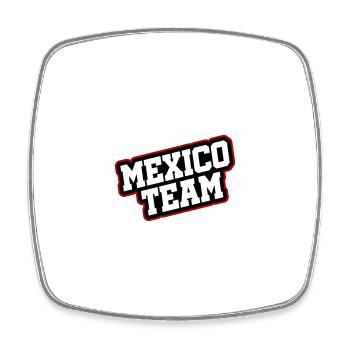 Mexiko Team - Viereckiger Kühlschrankmagnet - Weiß - Vorne