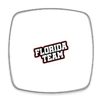 Florida Team - Square fridge magnet - white - Front