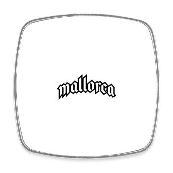 Police de Majorque - Magnet carré - blanc - Devant