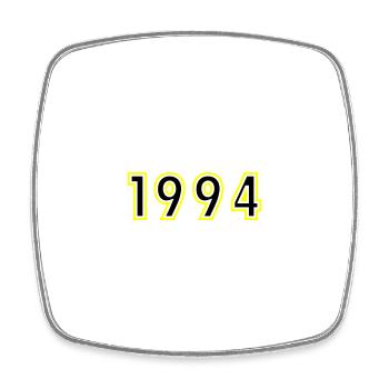 1994 Year Birthday - Square fridge magnet - white - Front