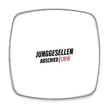 Bachelor Party Crew Bachelor Party - Square fridge magnet - white - Front