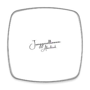 Hen Party Saying - Square fridge magnet - white - Front