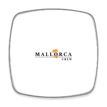 Mallorca Crew - Viereckiger Kühlschrankmagnet - Weiß - Vorne