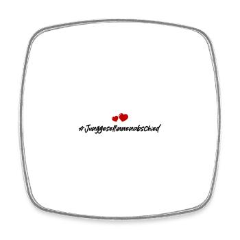 Hen Party Heart - Square fridge magnet - white - Front