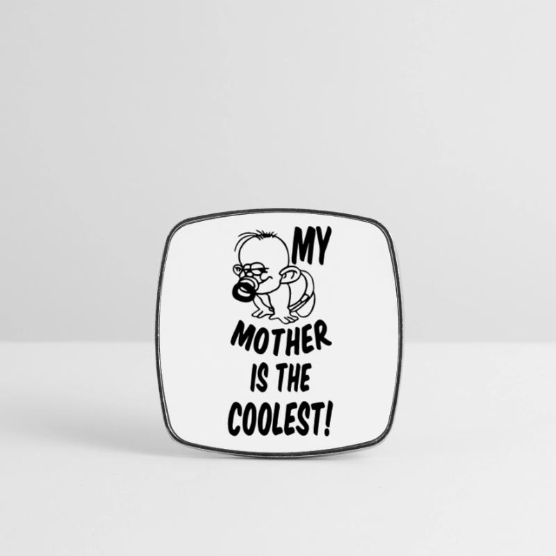 Coolest Mother Mutter Muttertag Geschenk Viereckiger Kühlschrankmagnet