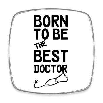 Doctor Doktor Arzt Medizin Spruch Geschenk - Viereckiger Kühlschrankmagnet - Weiß - Vorne