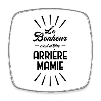 Großmütter / Oma / Mami / Großmutter / Mamy - Viereckiger Kühlschrankmagnet - Weiß - Vorne