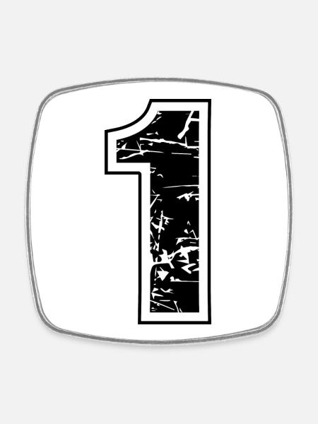 1 - Magnet carré - blanc
