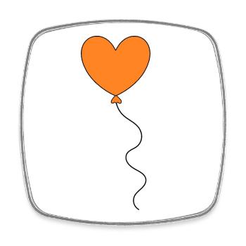 Muttertags Geschenk Mutter Muttertag Geschenkidee  - Viereckiger Kühlschrankmagnet - Weiß - Vorne