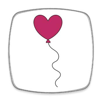 Muttertags Geschenk Mutter Muttertag Geschenkidee  - Viereckiger Kühlschrankmagnet - Weiß - Vorne