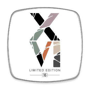 Roman XVI Edition Limitée 16 Ans Anniversaire - Magnet carré - blanc - Devant