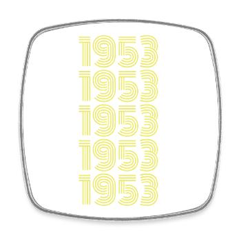 Sport 1953 - Magnet carré - blanc - Devant