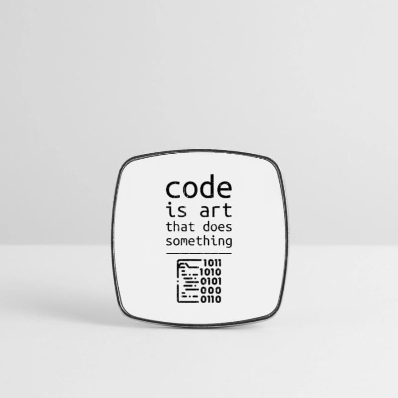 Cadeau de programmeur de développeur de codeur de code Magnet carré