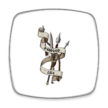 Demigod Life weapons - Square fridge magnet - white - Front